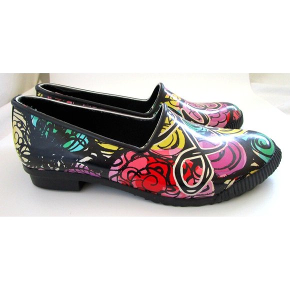 Cougar Women's "Love" Hand Crafted Rubber Slip on Shoes - Waterproof Size 8 - Picture 6 of 15